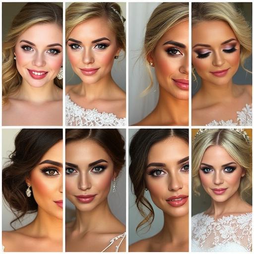 Bridal Makeup Looks for Every Season