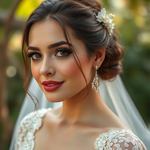 Wedding makeup trends for 2025 featuring the latest bridal styles